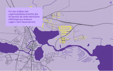 'Einige Baracken weiter'